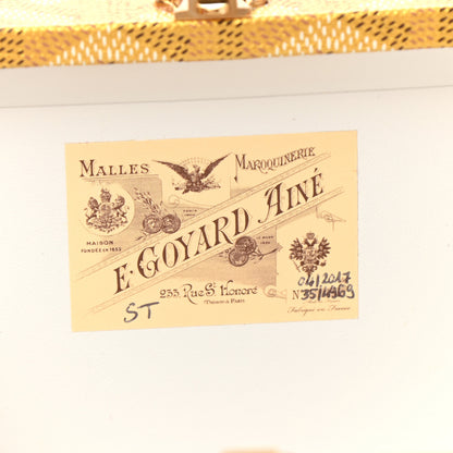 Goyard Goyardine Precious Metals Minaudiere Trunk Bag Gold 7 of 11