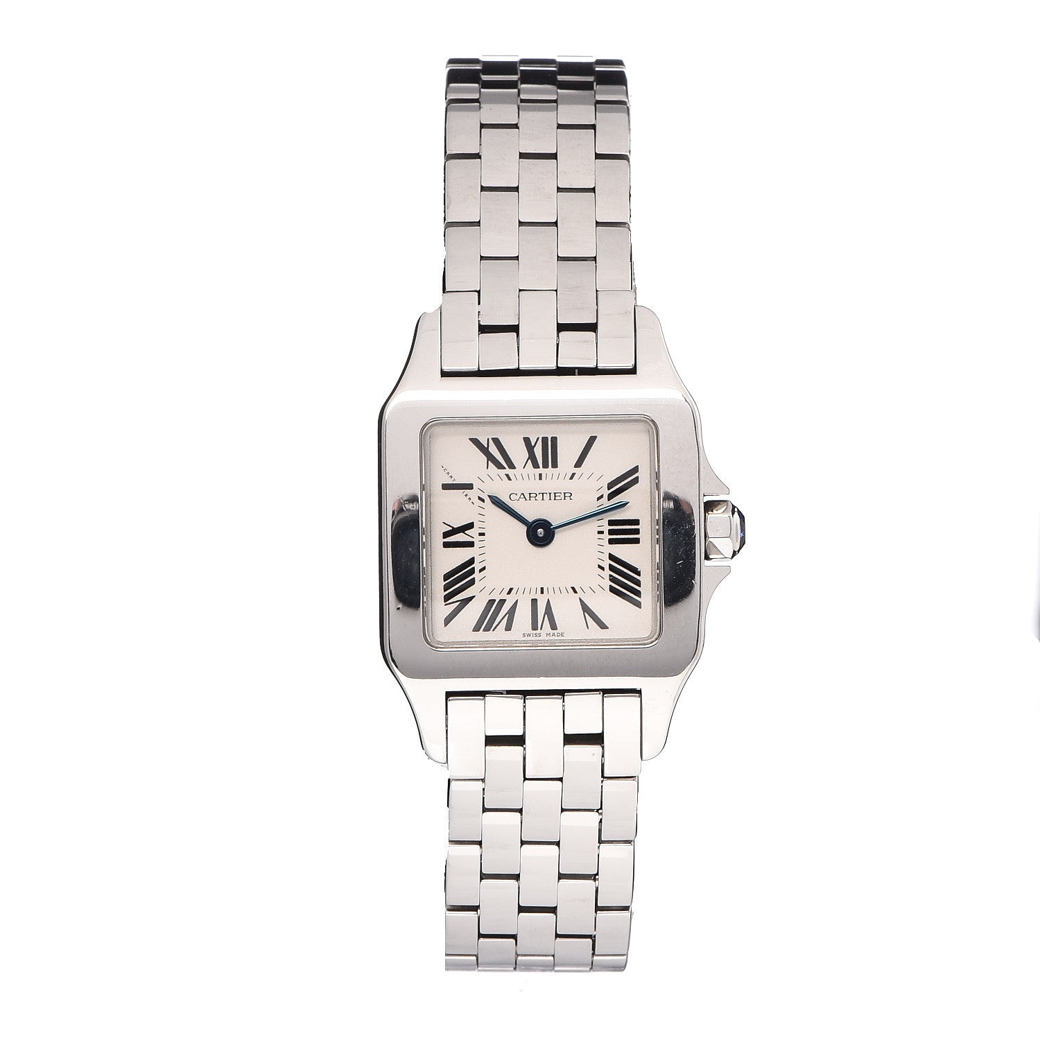 Cartier Stainless Steel 20mm Santos Demoiselle Quartz Watch 1 of 6