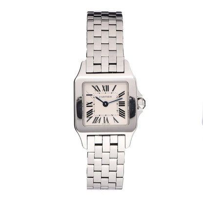 Cartier Stainless Steel 20mm Santos Demoiselle Quartz Watch 1 of 6