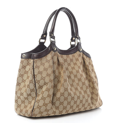 Gucci Monogram Medium Sukey Tote Dark Brown 3 of 14