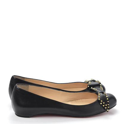 Christian Louboutin Nappa Ballalarina Flats 38 Black 4 of 10