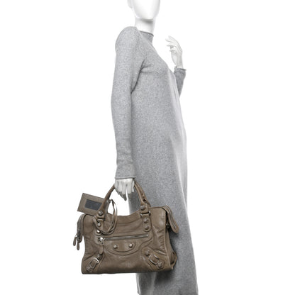 Balenciaga Agneau Giant 21 Silver Hardware City Papyrus 2 of 12