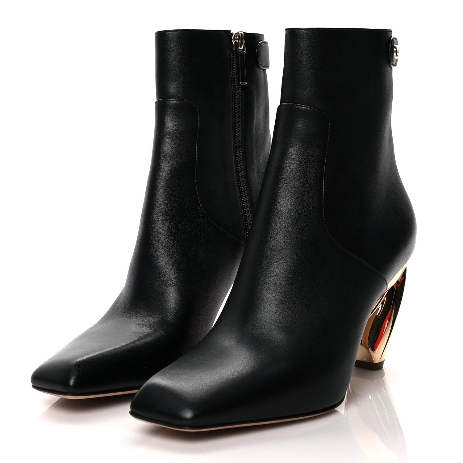 Christian Dior Soft Calfskin Rhodes 80mm Ankle Boots 37.5 Black 3 of 8