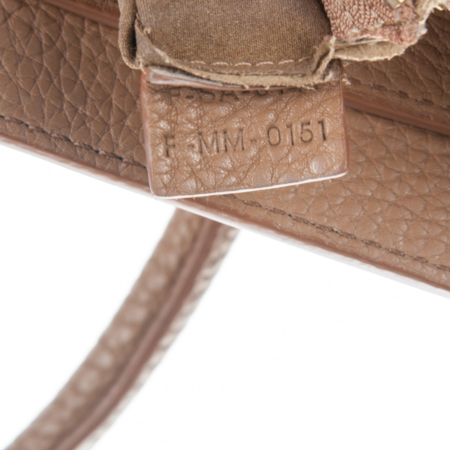 Celine Pebbled Calfskin Mini Luggage Camel 7 of 15