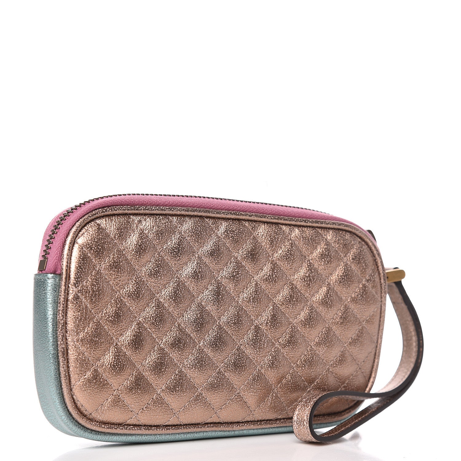 Gucci Laminated Nappa Trapuntata Zumi iPhone Case Rosa Lago Rame 3 of 10