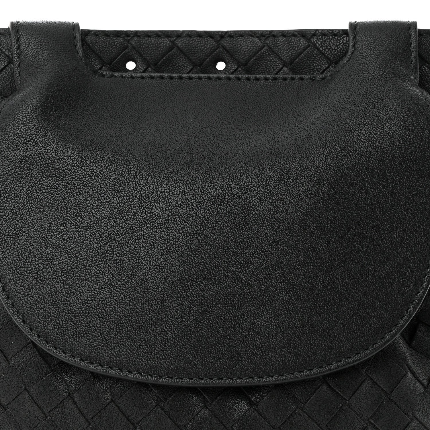 Bottega Veneta Nappa Intrecciato Flap Belt Bag Black 8 of 10