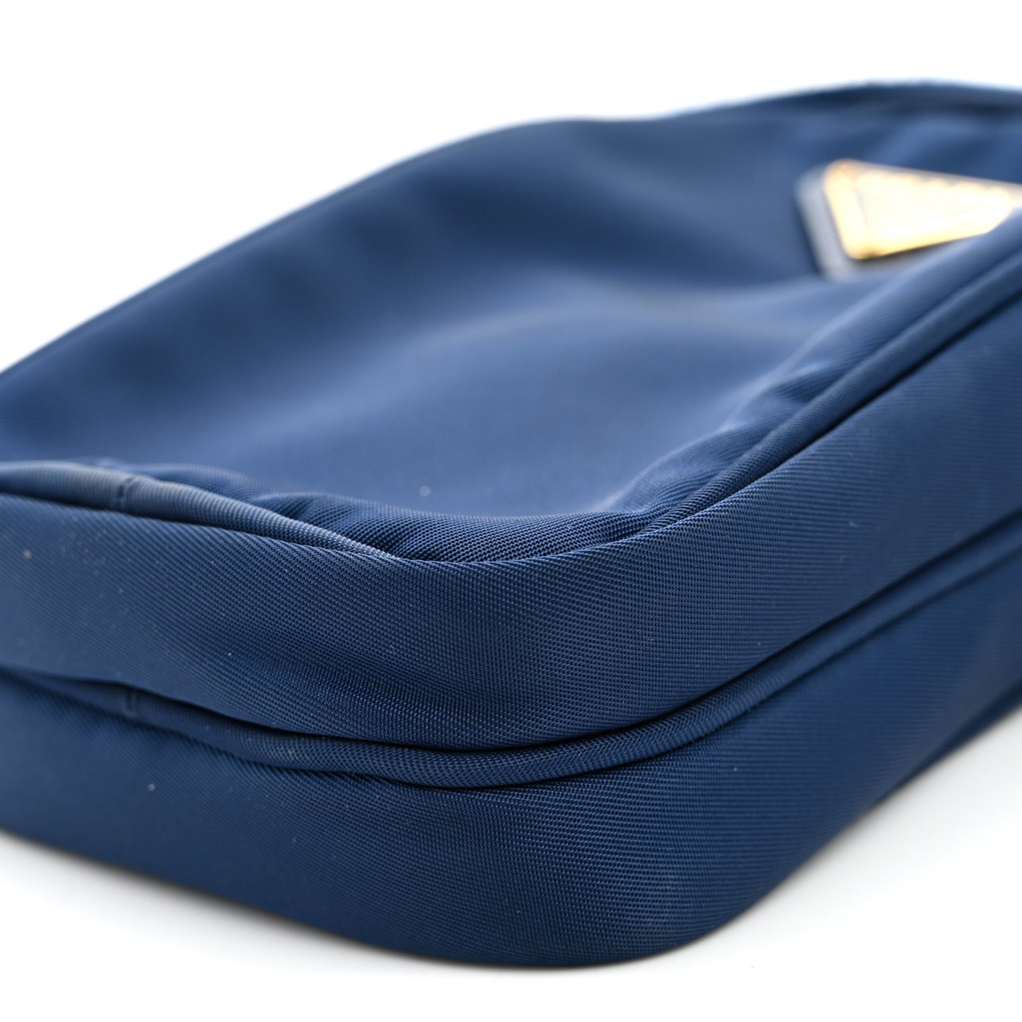 Tessuto Nylon Double Zip Phone Case Crossbody Bag Royal