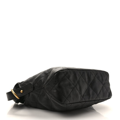 Chanel Calfskin Quilted Daily Hobo Black 4 of 10