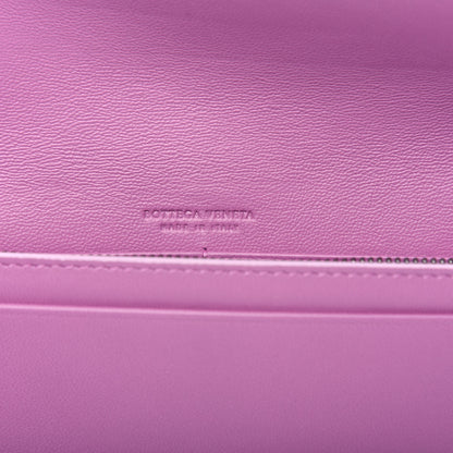 Bottega Veneta Nappa Intrecciato Continental Wallet With Strap Twilight 6 of 12