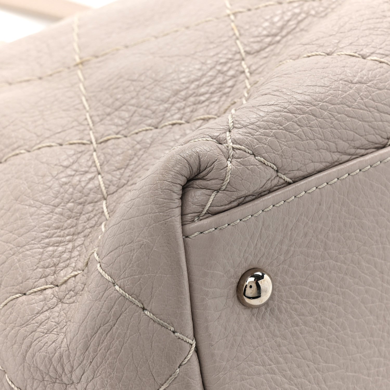 Chanel Glazed Calfskin Large On The Road Tote Beige 13 of 14