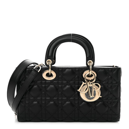 Christian Dior Lambskin Cannage Lady D-Joy Black 1 of 14