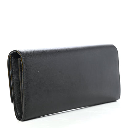 Jimmy Choo Calfskin Martina Continental Wallet Black 2 of 4