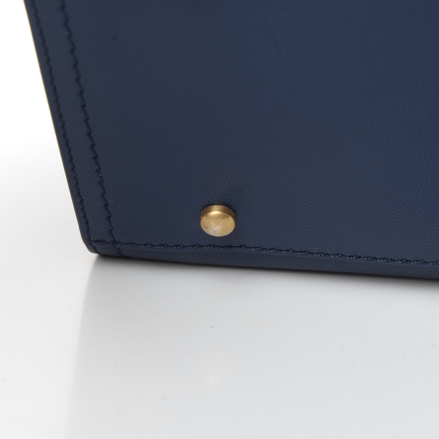 Chanel Caviar Small Studded Deauville Tote Navy 12 of 14
