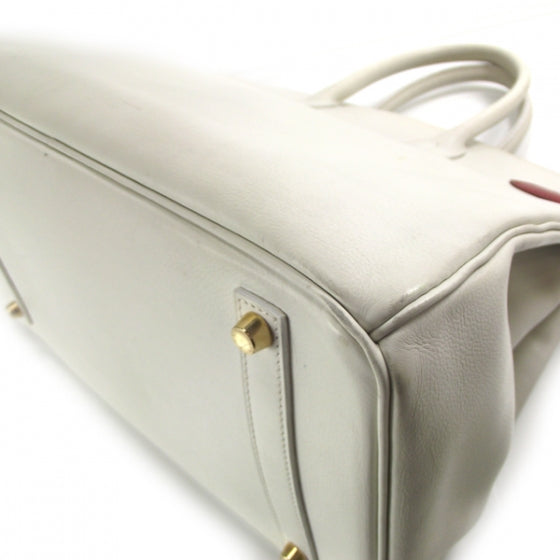 Hermes Swift Custom Birkin 35 White 5 of 10
