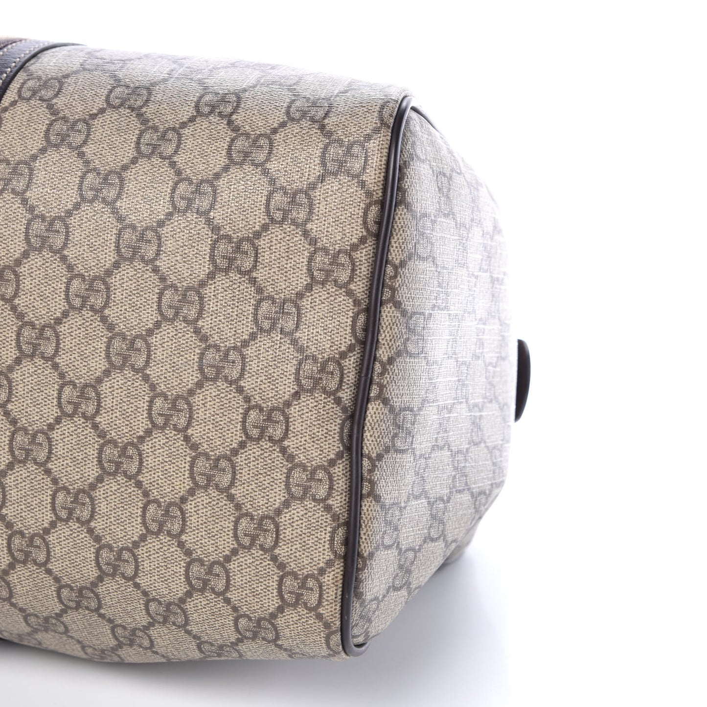 GG Plus Monogram Web Medium Joy Boston Dark Brown