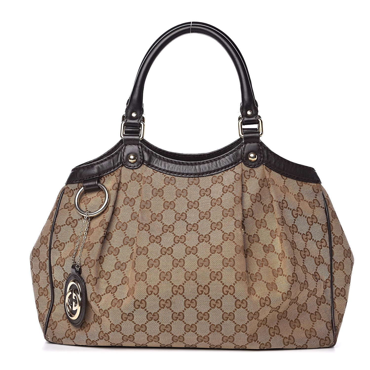 Gucci Monogram Medium Sukey Tote Beige Ebony Black 1 of 21