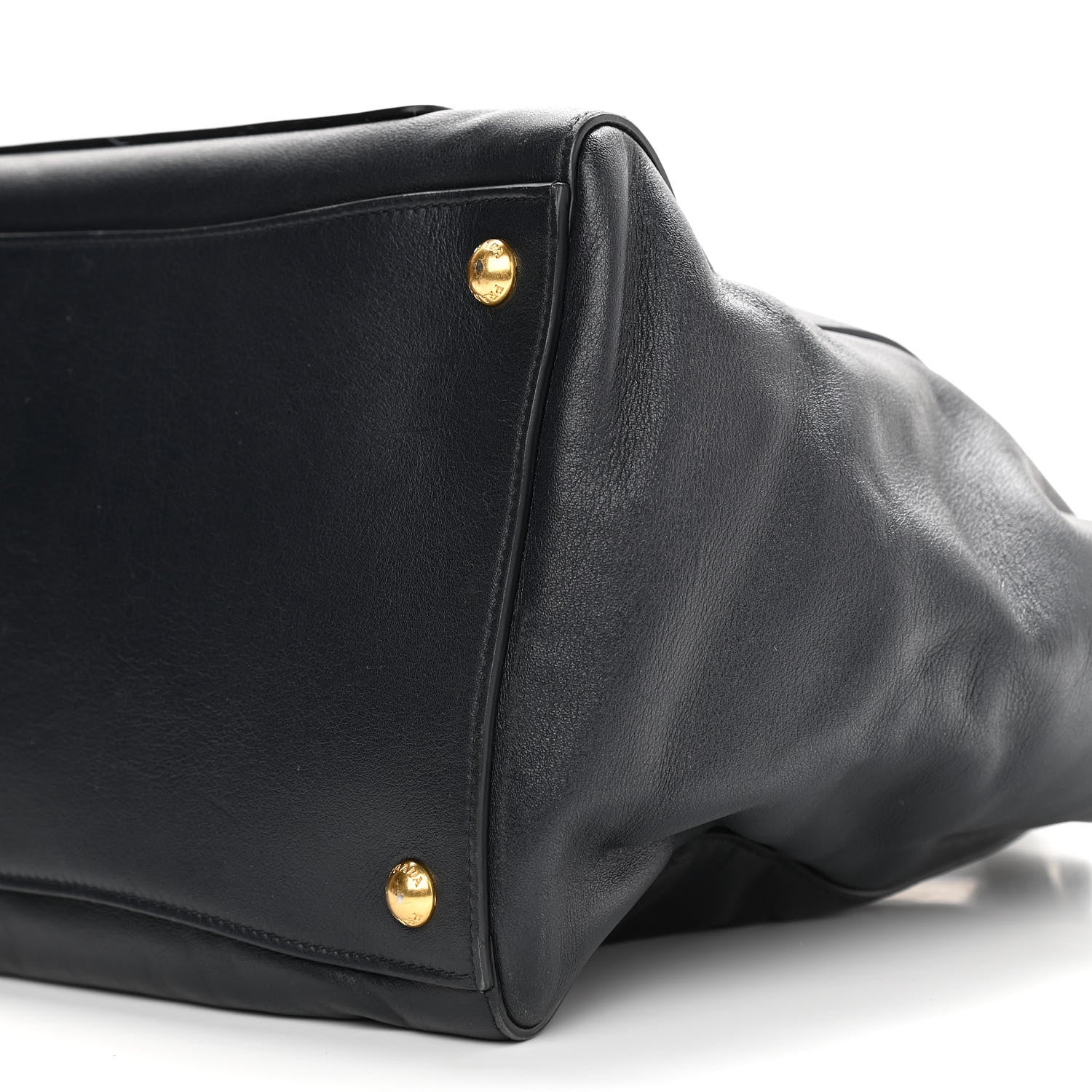 Prada Soft Calf Shopping Tote Baltico 11 of 11