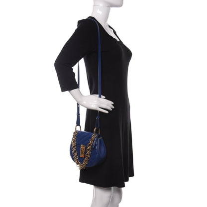 Chloe Calfskin Quilted Mini Drew Bijou Shoulder Bag Majesty Blue 2 of 10
