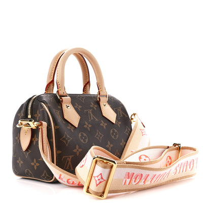 Louis Vuitton Monogram Speedy Bandouliere 20 Pink Orange 3 of 11