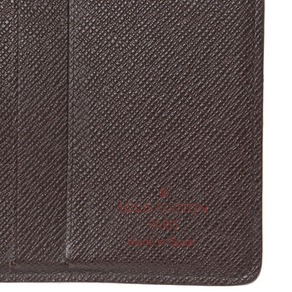 Louis Vuitton Damier Ebene Billfold Wallet 6 Credit Card Slots 6 of 10