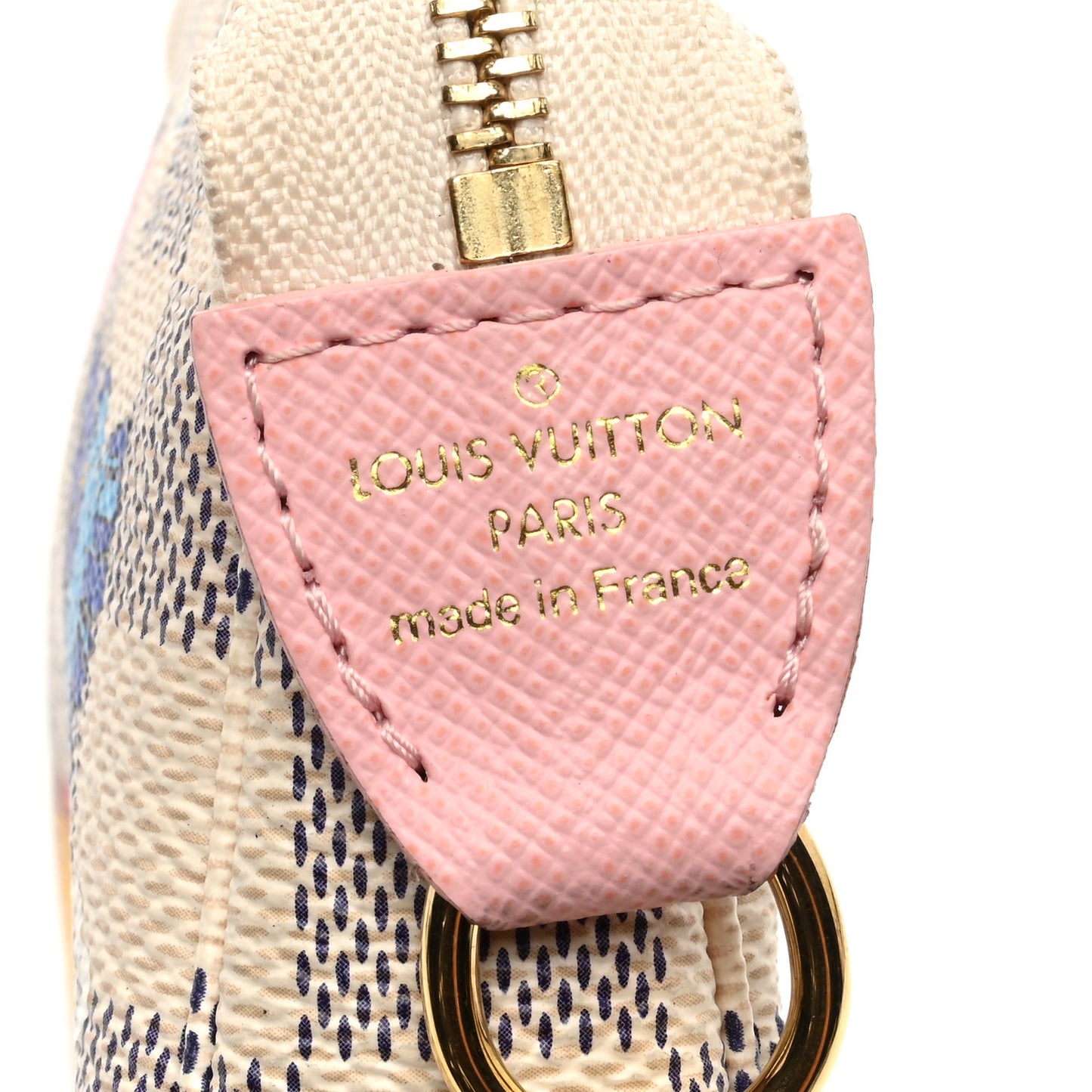 Damier Azur 2018 Christmas Animation Mini Pochette Accessories