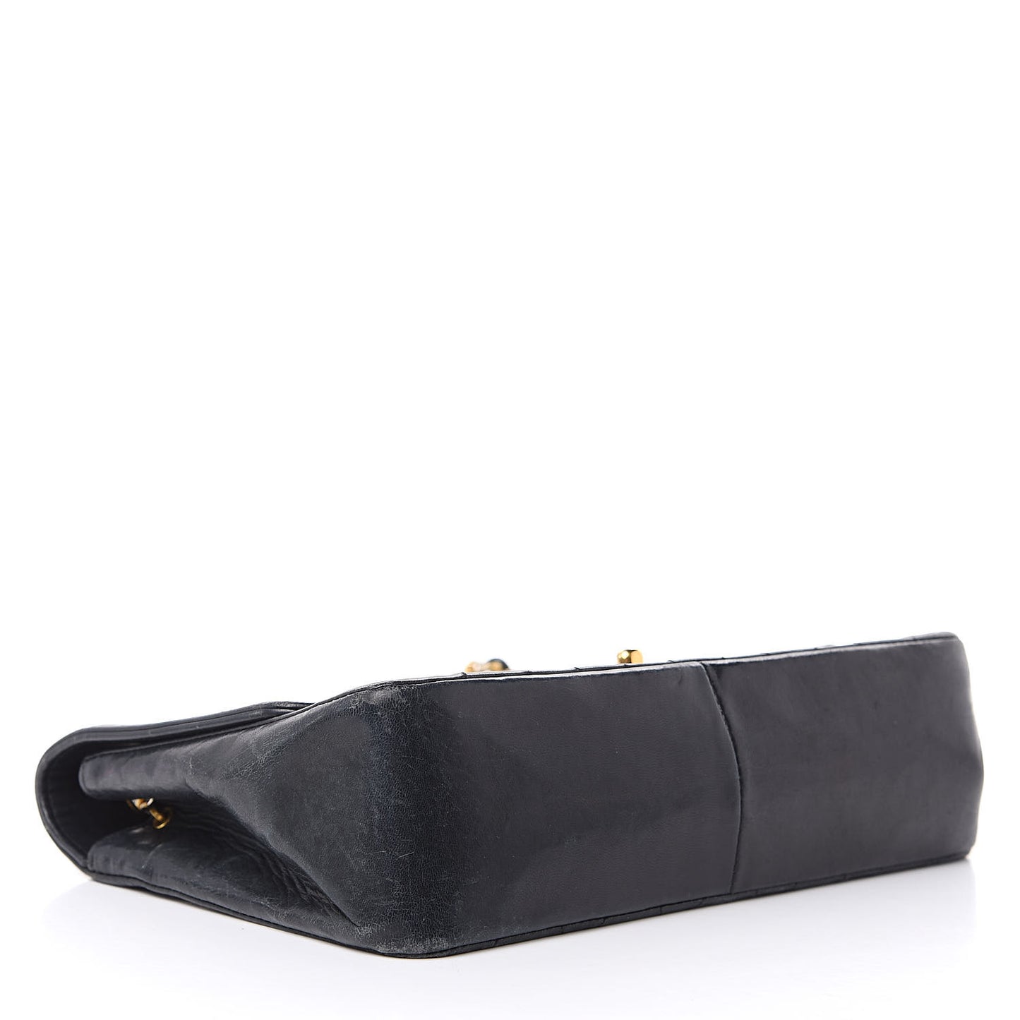 Lambskin Quilted Small Single Flap Black