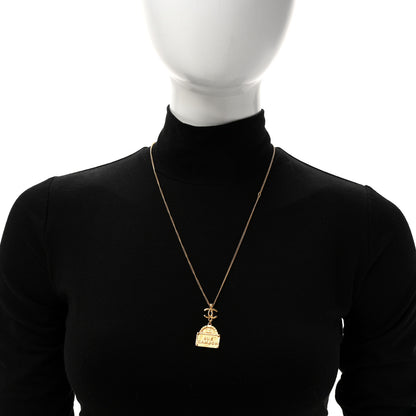 Chanel Metal CC Rue Cambon Necklace Gold 2 of 5