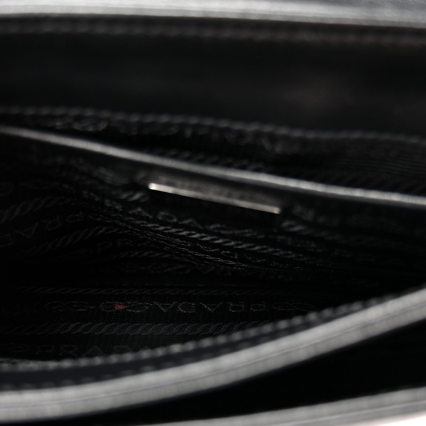 Saffiano Soft Calf Chain Crossbody Bag Black