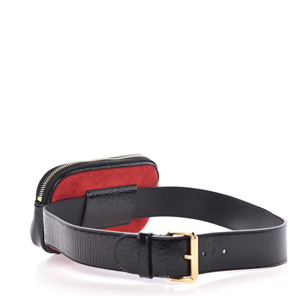 Gucci Suede Patent Ophidia Belted iPhone Case 80 32 Hibiscus Red 2 of 9
