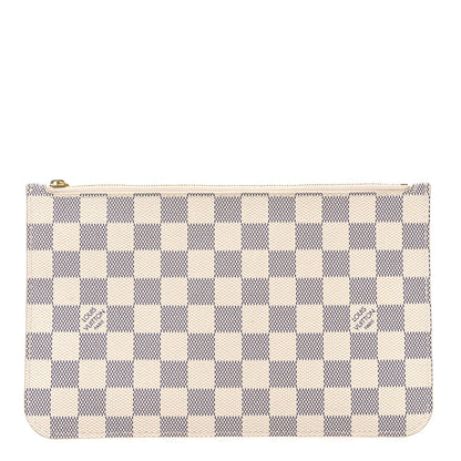 Louis Vuitton Damier Azur Neverfull MM GM Pochette 1 of 8
