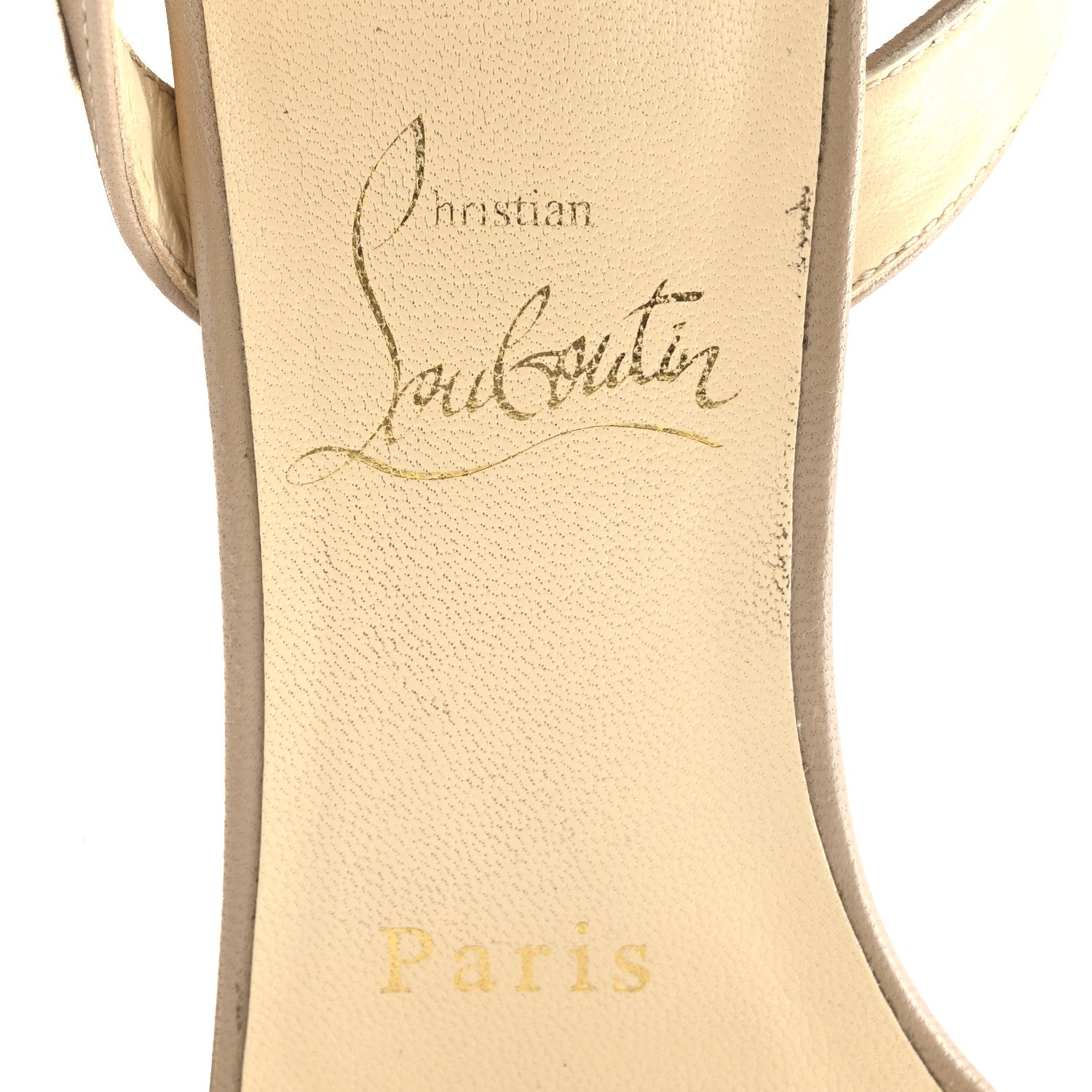 Christian Louboutin Nappa Loubi Queen 120 Pumps 37 Nude 7 of 9