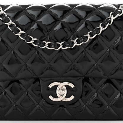 Chanel Patent Quilted Medium Double Flap Black 8 of 10