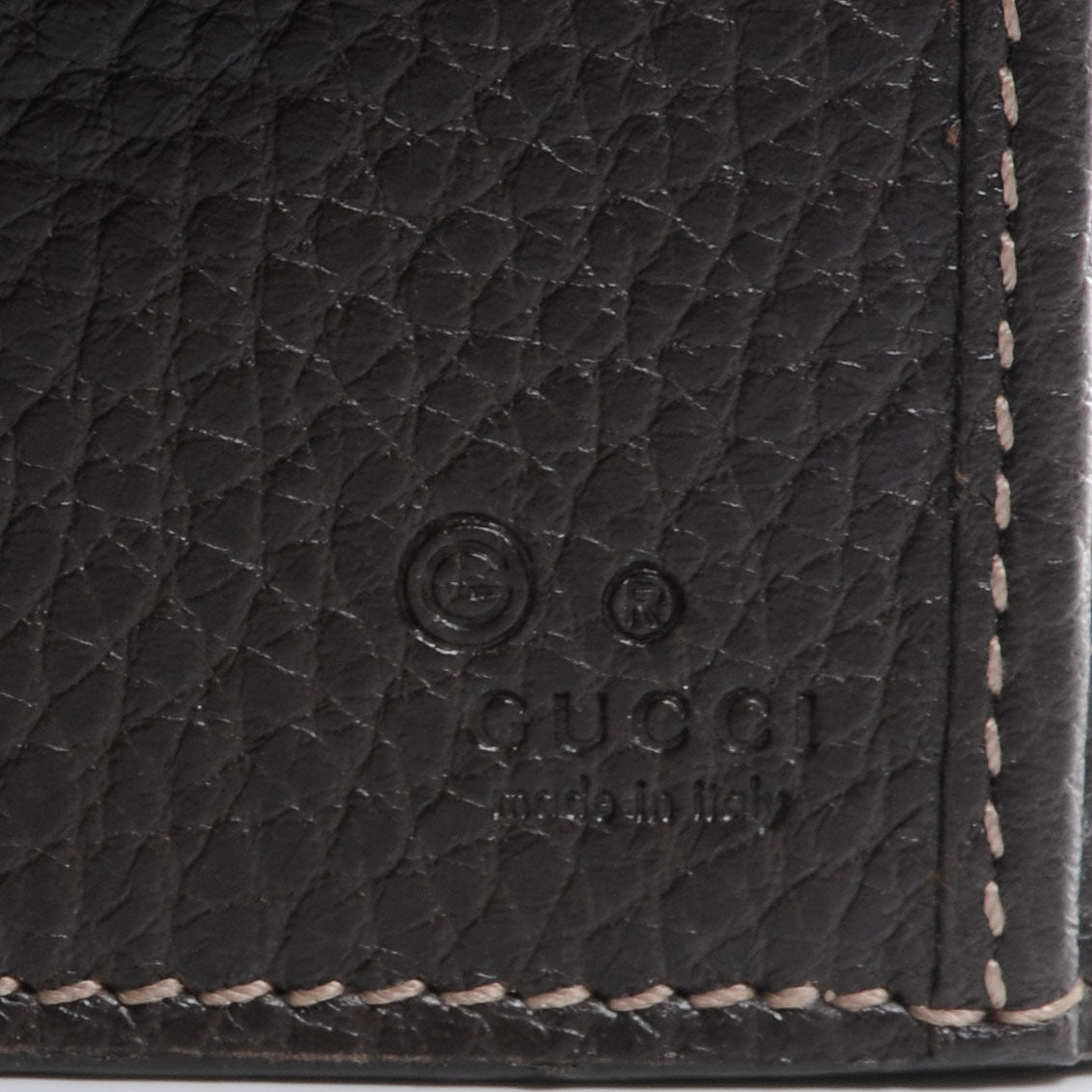Crystal Monogram Continental Charmy Wallet Brown