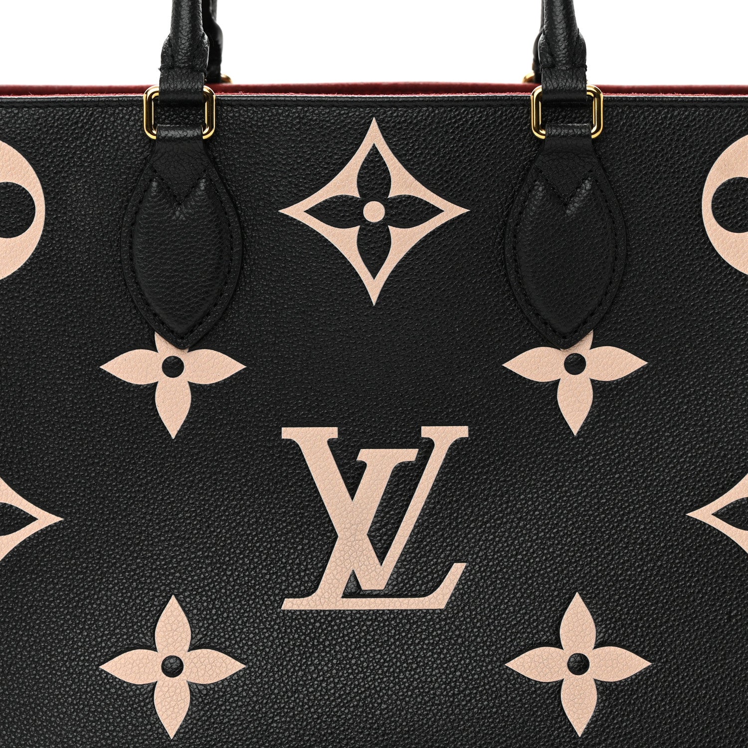 Louis Vuitton Empreinte Monogram Giant Onthego MM Black Beige 8 of 19