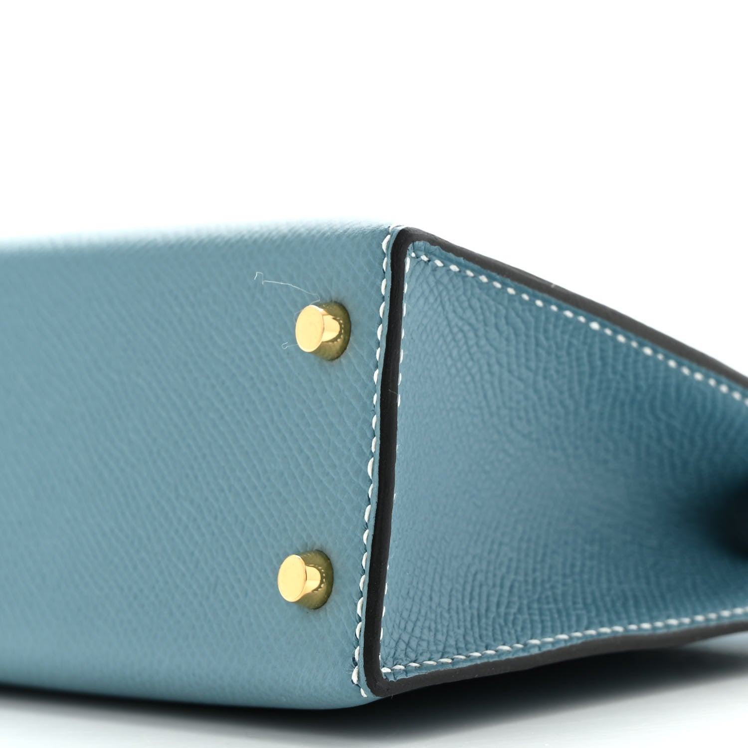 Hermes Epsom Mini Kelly Sellier 20 New Blue Jean 9 of 10