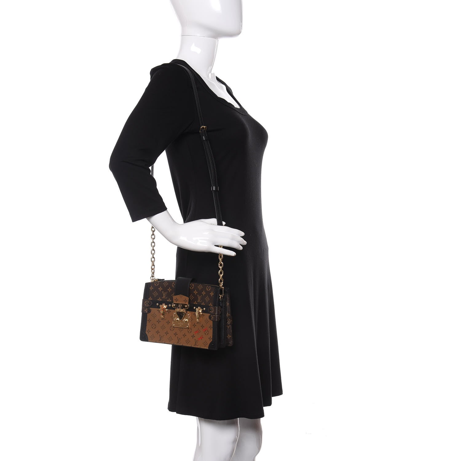 Louis Vuitton Reverse Monogram Trunk Clutch 2 of 8