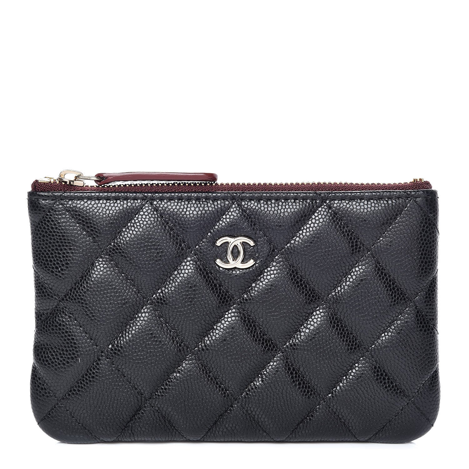 Chanel Caviar Quilted Small Cosmetic Case Black 1 of 10