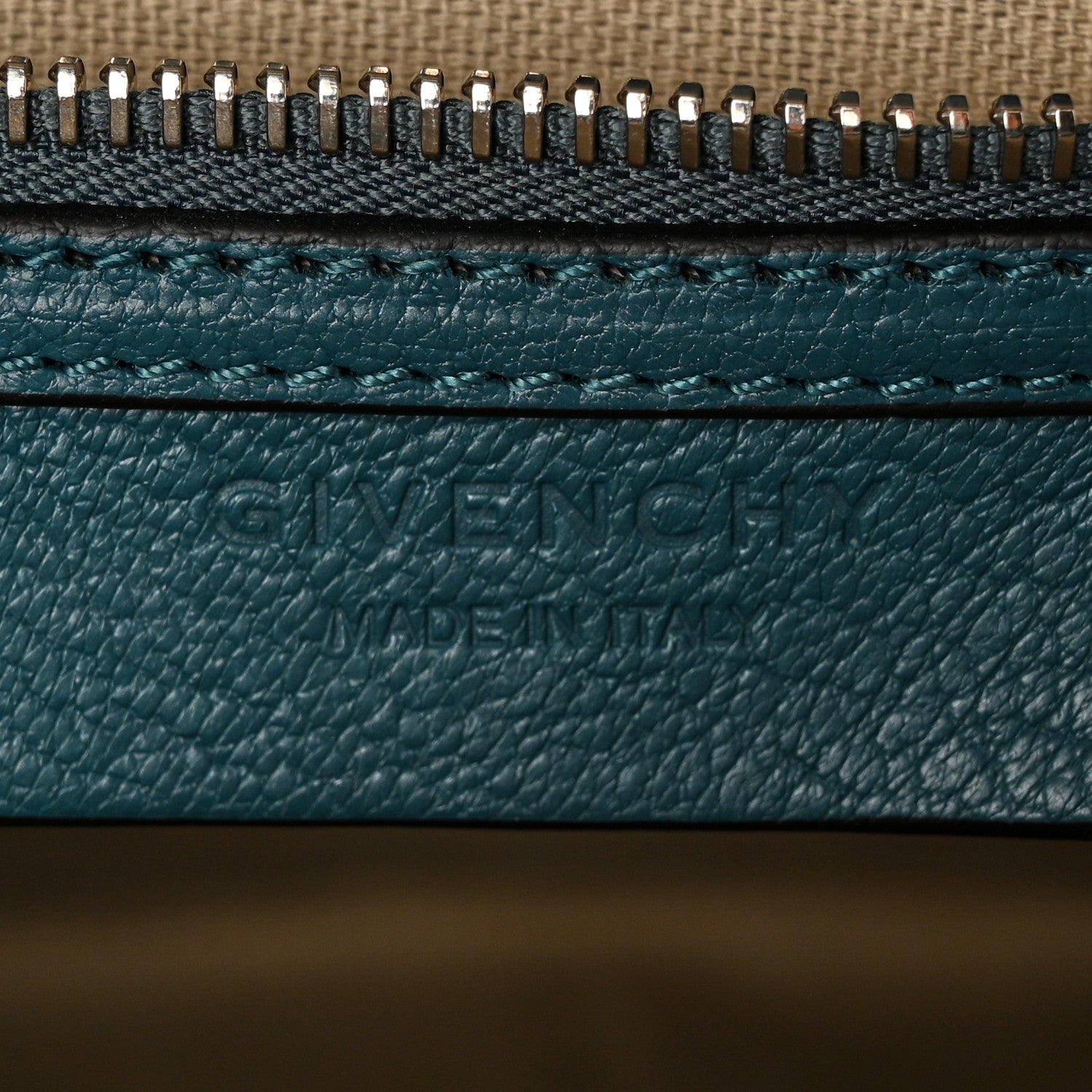 Givenchy Sugar Goatskin Small Antigona Oil Blue 6 of 10
