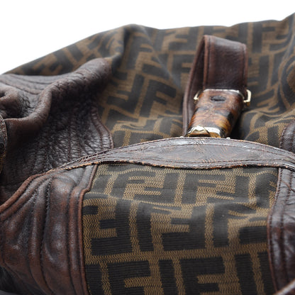 Fendi Zucca Nappa Nuvolata Vitello Tortuga Spy Tobacco Moro 9 of 12