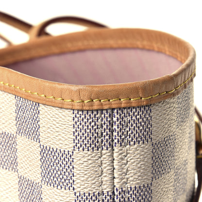 Louis Vuitton Damier Azur Neo Neverfull GM Rose Ballerine 5 of 6