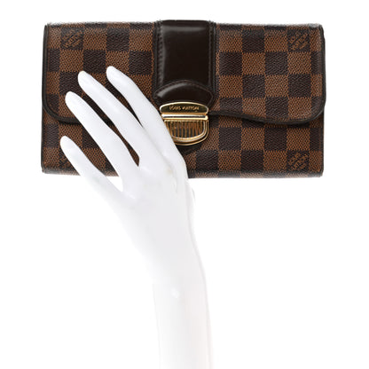 Louis Vuitton Damier Ebene Sistina Wallet 2 of 12