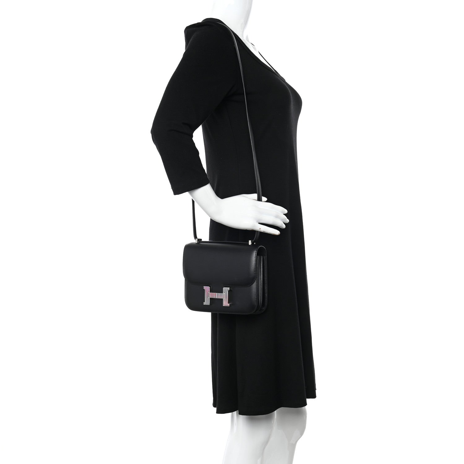 Hermes Veau Monsieur Optique Enamel Constance 18 Black 2 of 14