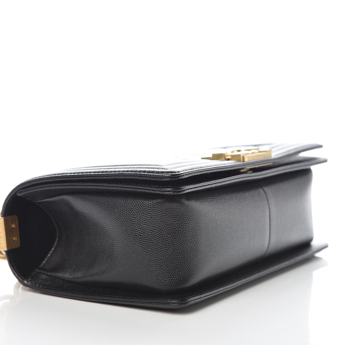 Caviar Quilted Medium Boy Flap Black
