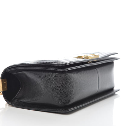 Chanel Caviar Quilted Medium Boy Flap Black 5 of 10