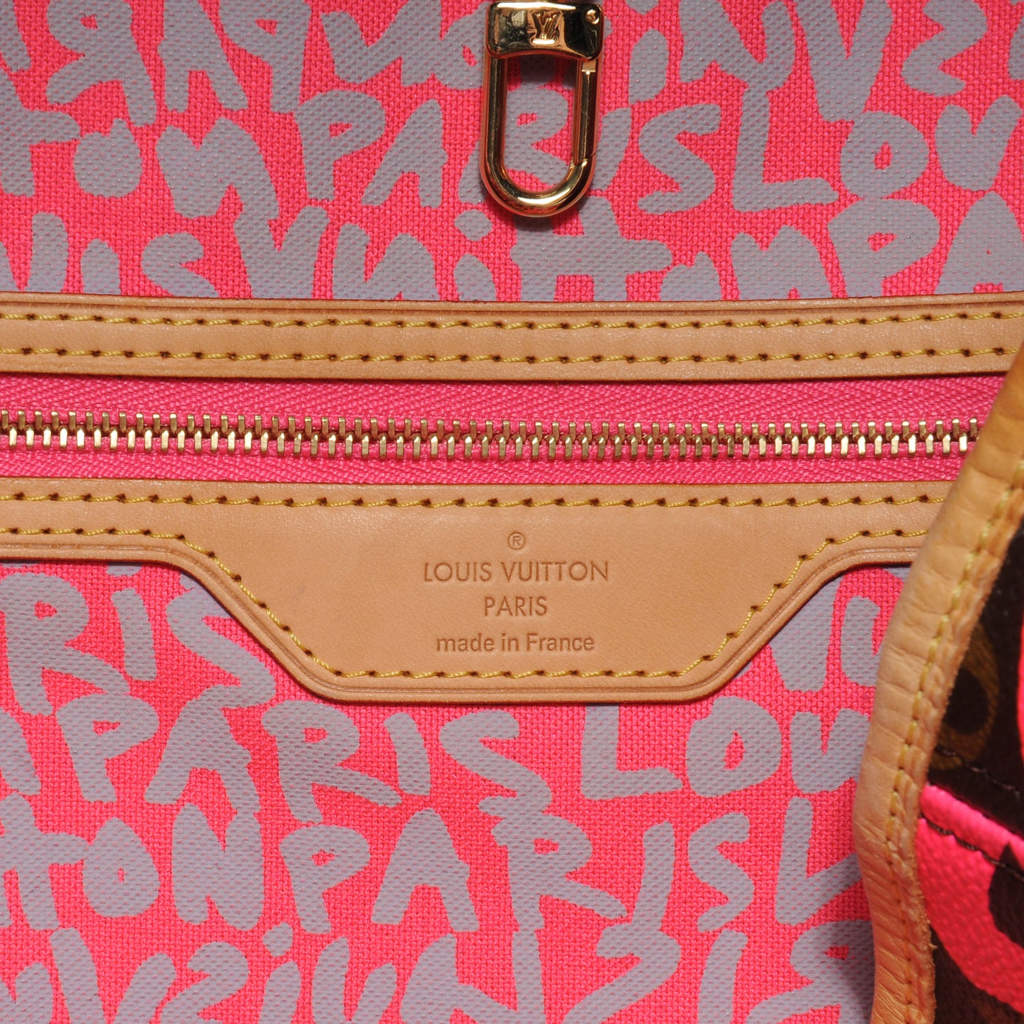 Monogram Graffiti Neverfull GM Fuchsia