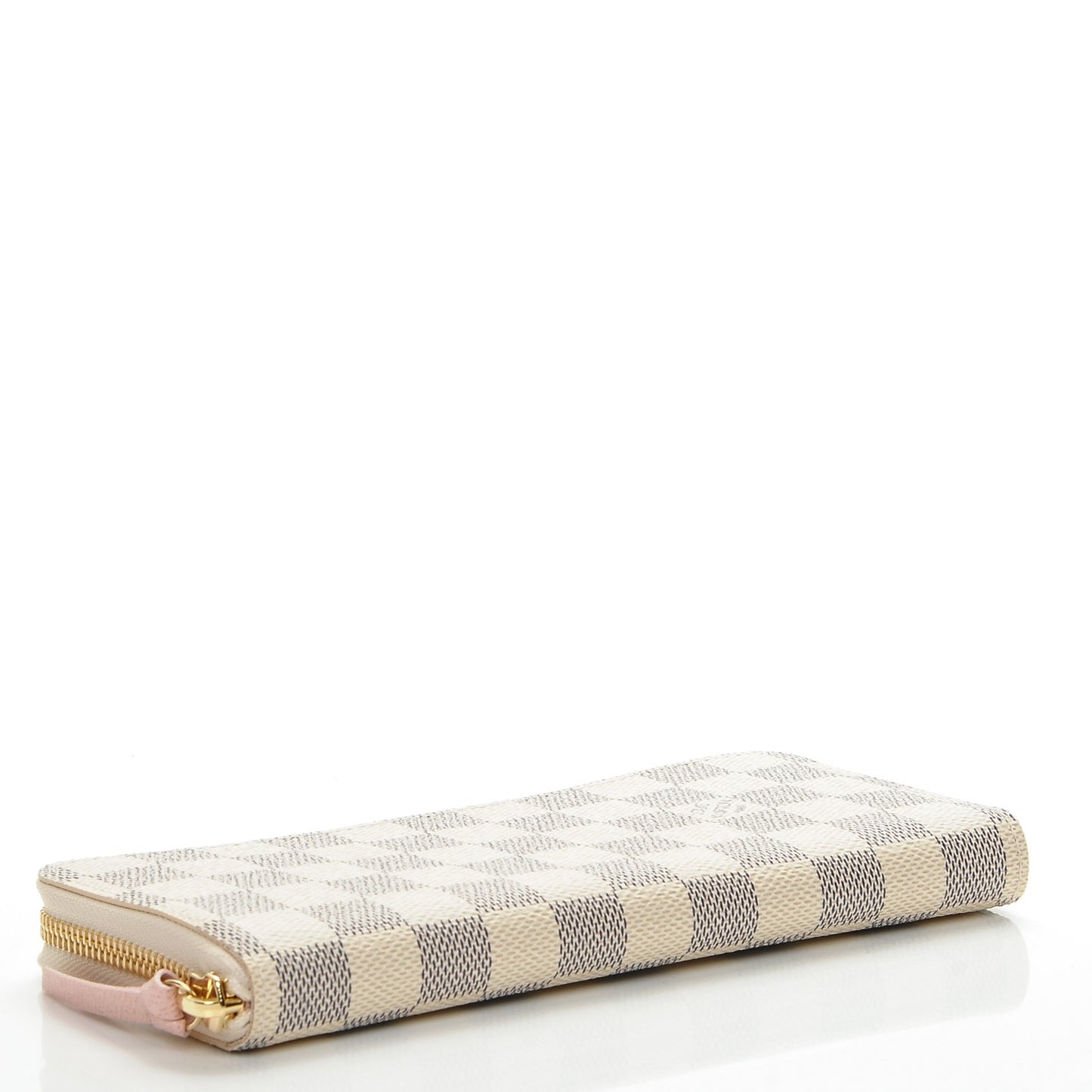 Damier Azur Clemence Wallet Rose Ballerine