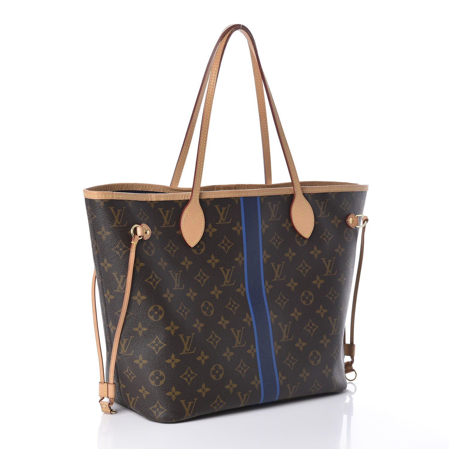 Louis Vuitton Monogram My LV Heritage Neverfull MM Blue Marine Blue Clair 3 of 9