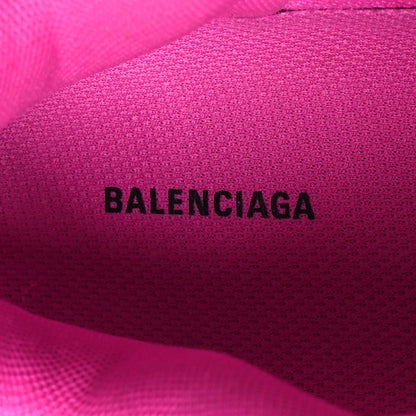 Balenciaga Fabric Mesh Clear Sole Fluo Womens Triple S Sneakers 41 Pink 7 of 7