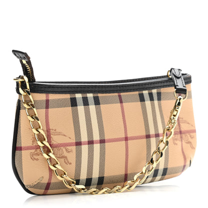 Burberry Haymarket Check Clara Pochette Chocolate 3 of 6