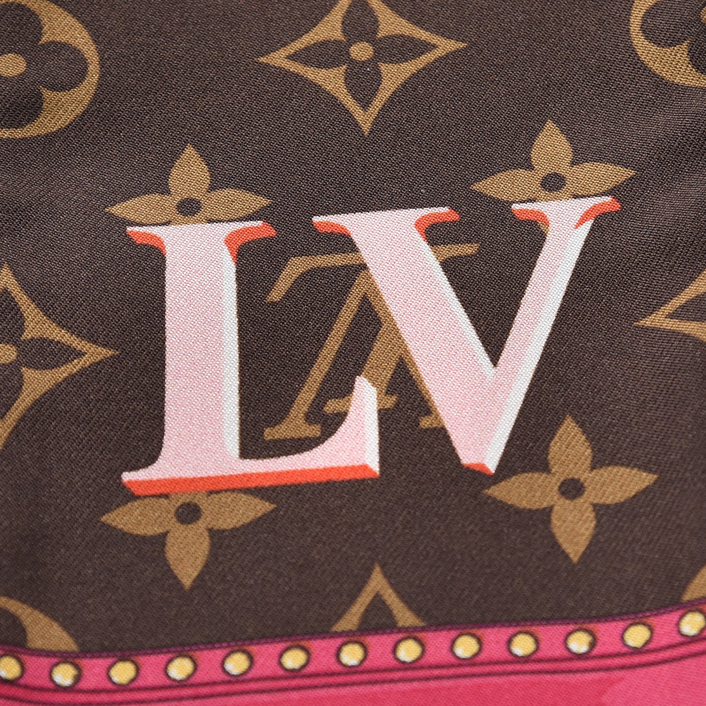 Silk Monogram Summer Trunks Bandeau Brown